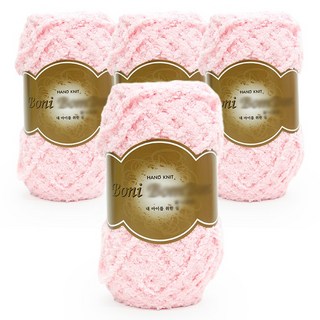 菲利普纖維 Sevy Boni Boni 編織線 80g x 4入, 2 嬰兒粉, 4個