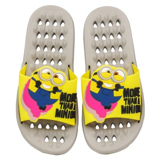 LiLFANT 小小兵排水性佳柔軟浴室拖鞋, 混合色