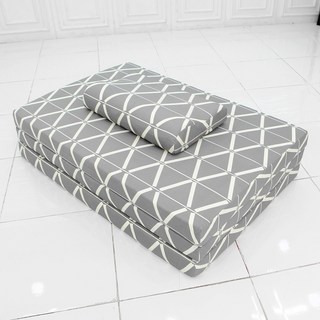 ZAMIIS 3段大理石紋摺疊床墊