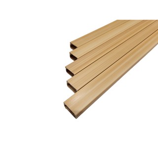 리빙포올 사각 전선몰딩 3호, 우드색, 10개