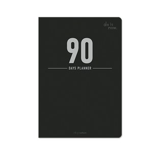 珠友文化 90天倒數計劃本, 黑色, 1本