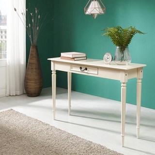 HEZRO Pierce 1 原木客廳走道玄關落地桌 #1100, 白色