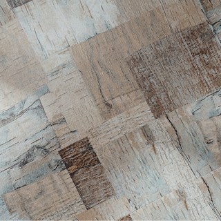 DIY好組裝彈性防火地磚 0.25坪 9片, 杉木紋色, 1盒