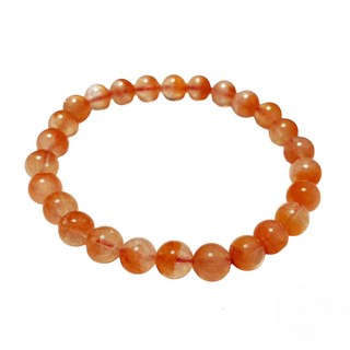 A1寶石 紅兔毛水晶手 附白水晶碎石 H-01 13g