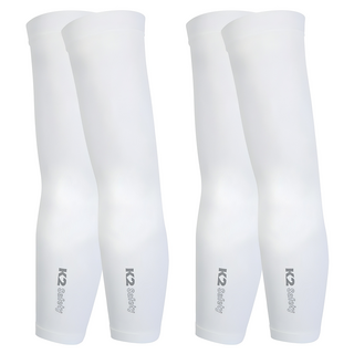 K2 Safety 無縫涼感袖套 2入, 2套, 白色