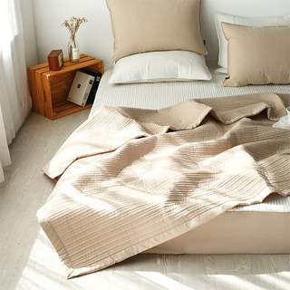 플리에 세미마이크로 줄누비 이불겸패드 LATTE Q(155*205), 라떼