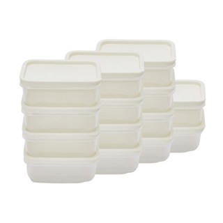 cimelax 白色冰箱保鮮盒 260ml, 14入, 1組