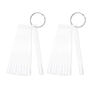 Lvia 環形桿狀色卡 50個, 透明色, 2組