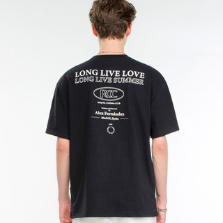 Riqual Cinema Club 透氣短袖T恤 RQM21BTS02, 黑色