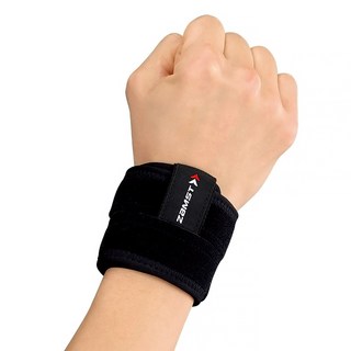 ZaMST 贊斯特 Wrist Band 手腕護具, M, 黑色, 1個