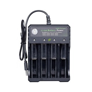 18650 電池高速充電器 4槽 BH-042100-04U, 1個