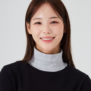 BASE ALPHA ESSENTIALS 棉質彈性疊穿假高領