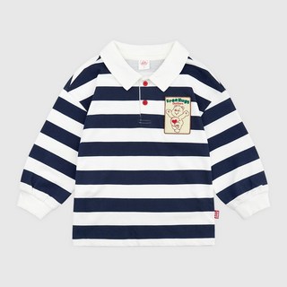 Care Bears 兒童條紋領珠地佈T恤