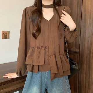 LUNA GIRL 女款 Dovrium 長袖襯衫 L26SPST121219