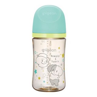 pigeon 貝親 第三代母感PPSU奶瓶 大, 皮皮狗, 240ml, 1個