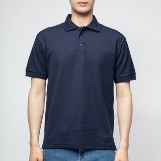 CARET 男女適穿 短袖Polo衫, XL, 海軍藍