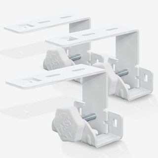 아라크네 블라인드 커튼 무타공 설치 올뉴 노노피스, 화이트, 3개