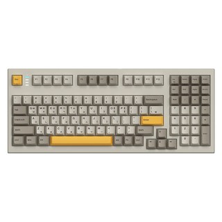 COX LL 블루투스 유무선 무접점 키보드, Yellow + Ivory + Gray, CNK103 PRO