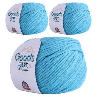 마마니트 굿즈 뜨개실, 04 스카이블루, 3개