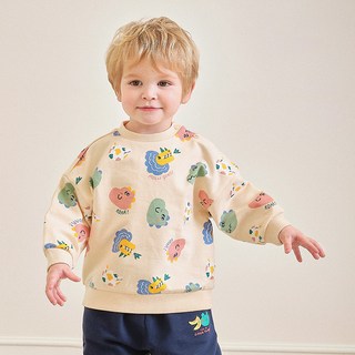 mollimelli 兒童滾滾恐龍大學T