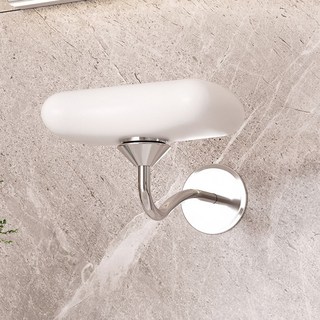 hillo 이지 304 스테인리스 키다리 자석 비누 홀더, 실버, 1개