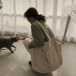 Nangman Lounge 女性用 丹麗芙 大容量帆布托特包