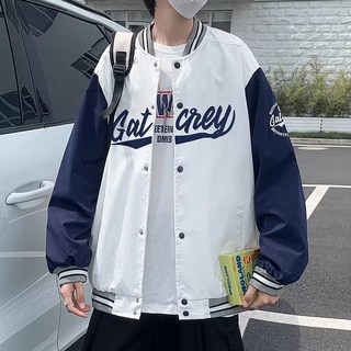 男款DM線條字母夾克