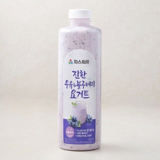 파스퇴르 진한 우유 & 블루베리 요거트, 1개, 1개입, 900ml