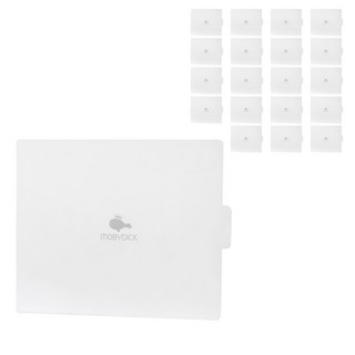 MOBYDICK 鬥魚隔板 觀賞魚用品, 白色(霧面), 20個