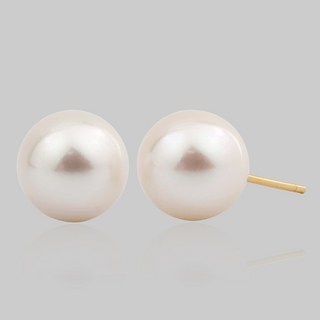 Monoliz 女款 淡水珍珠 14K 耳環 8mm