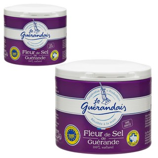 Le guerandais 給宏得 Guérande 鹽之花 花鹽 陶板天日鹽, 2個, 125g