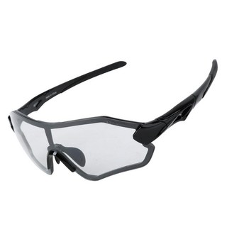 Oaklands QX30 變色偏光運動太陽眼鏡, 黑色鏡框-變色鏡片, 1個