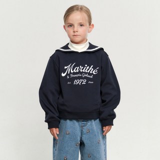MaritheFrancoisGirbaud 兒童款 W SAILOR COLLAR 短版大學T
