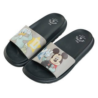 Disney 迪士尼 不對稱印刷造型防水拖鞋