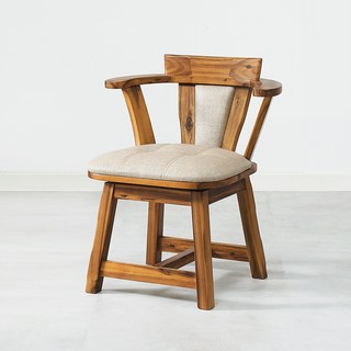 MEDISONFURNITURE Andy 旋轉餐椅 DIY-W580D450H735, 仿古色, 1個