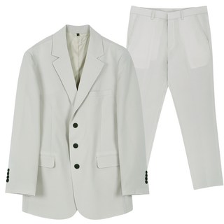 UNTAPPED 男士基本版型三扣西裝外套 + 長褲套組