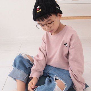 sonyun market 兒童帥氣米奇大學T