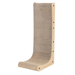 펫초이스 고양이 대형 L자 수직 스크래쳐, 내츄럴, 1개