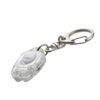 GENTOS 超迷你鑰匙圈手電筒 15流明 SK-8GWH, 1個, 白色