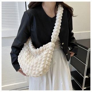 PEONIST 澎澎絎縫雲朵包, 象牙白