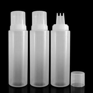 월포 잘라쓰는 3구 실리콘노즐 소스통 싱글, 710ml, 3개