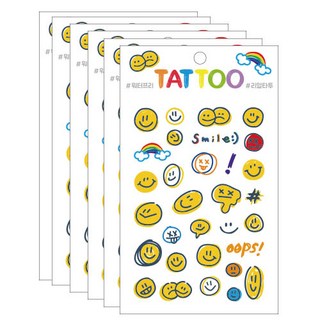 Petit Petit Tattoo TS001, 微笑臉, 6個