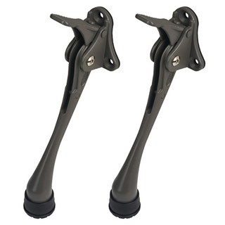 LIVINGiF 踏板式馬蹄門擋 深灰色 大, 2個