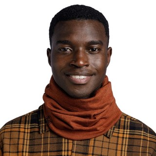 西班牙 BUFF 美麗諾羊毛中等重量脖圍, 麻花肉桂, 1個