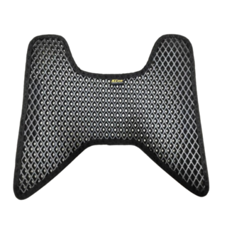 YAMAHA Smax 機車排水腳踏墊 菱格紋設計 輕量EVA材質 台灣製造, 單色, 1個