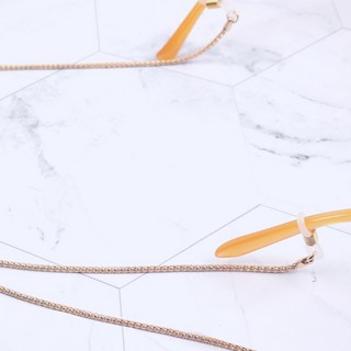 MELACME 手術鋼鏈眼鏡繩 2件組