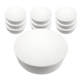 Epsmall 壓縮工藝用圓形保麗龍 18 x 7 cm, 單一顏色, 10個