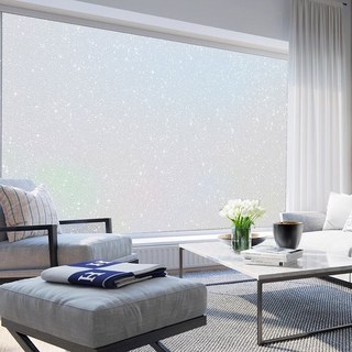 Sheet Mate 僅用水黏貼 無膠靜電霧面窗貼, 珍珠光