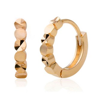 女性用 14K 金針日常圈形耳環 MS615 + 禮物盒