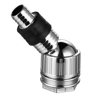 洗衣機防臭防堵萬向接頭, 銀色